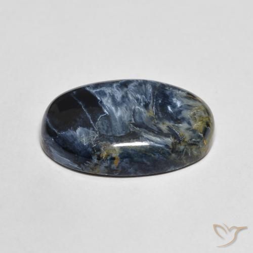 Pietersita Multicolor natural de 6.42 ct, Ovalada, Opaco