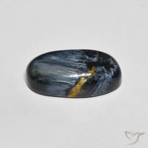 Pietersita Multicolor natural de 5.03 ct, Ovalada, Opaco