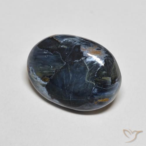 Pietersita Multicolor natural de 5.56 ct, Ovalada, Opaco
