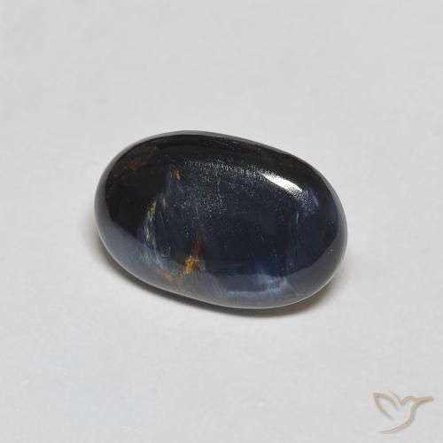 Pietersita Multicolor natural de 1.62 ct, Ovalada, Opaco