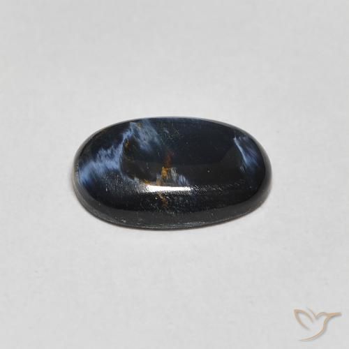 Pietersita Multicolor natural de 1.62 ct, Ovalada, Opaco