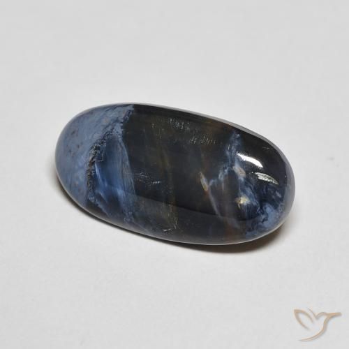 Pietersita Multicolor natural de 4.76 ct, Ovalada, Opaco