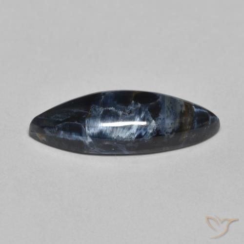 Pietersita Multicolor natural de 3.03 ct, Marquesa, Opaco