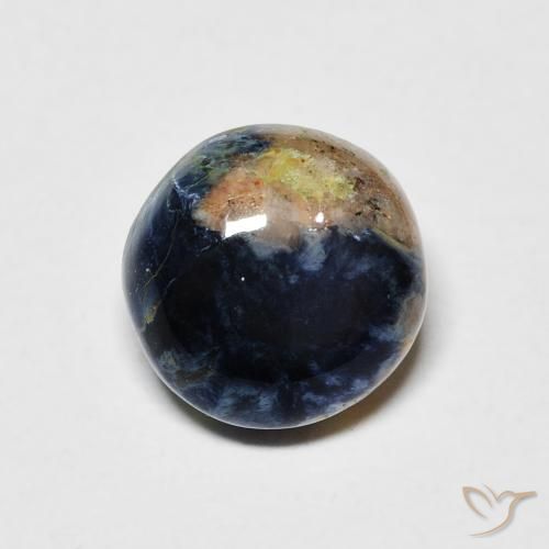 1.35ct Natural Multicolor Pietersita, Redondo, Opaco