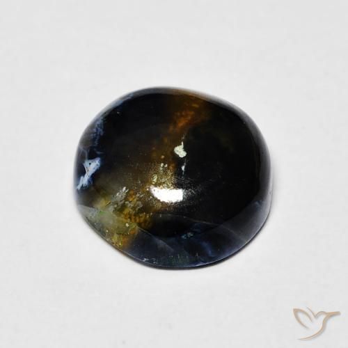 Pietersita Multicolor natural de 1.60 ct, Redondo, Opaco