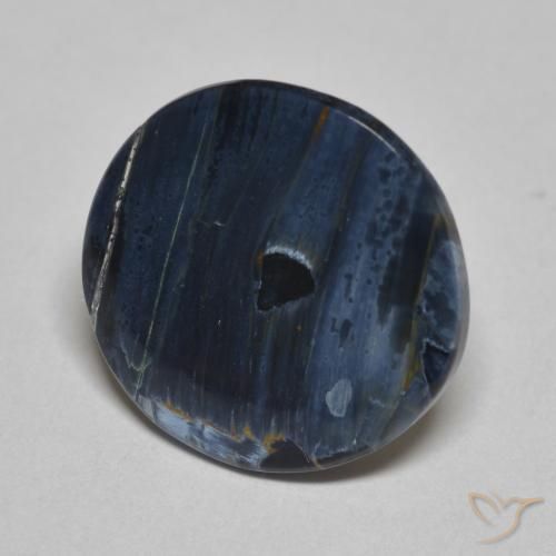 Pietersita Multicolor natural de 2.54 ct, Redondo, Opaco
