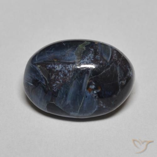 4.92ct Natural Multicolor Pietersita, Ovalada, Opaco