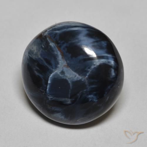 Pietersita Multicolor natural de 7.08 ct, Redondo, Opaco
