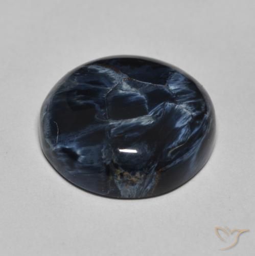 Pietersita Multicolor natural de 7.08 ct, Redondo, Opaco
