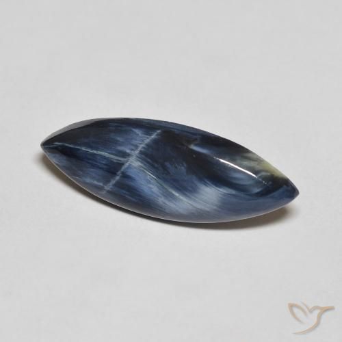 Pietersita Multicolor natural de 4.06 ct, Marquesa, Opaco
