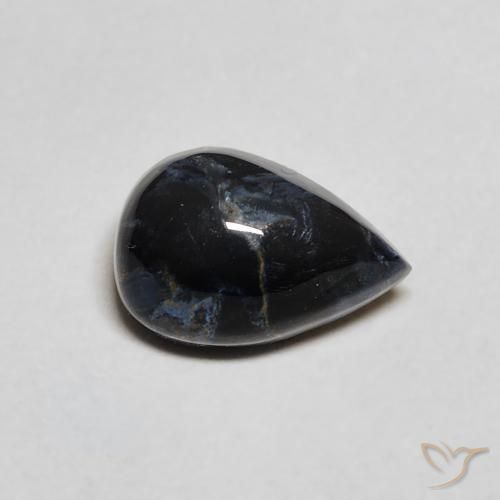 Pietersita Multicolor natural de 1.13 ct, En forma de pera, Opaco