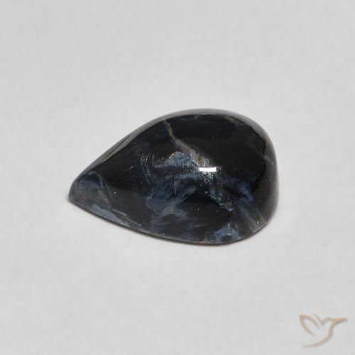 Pietersita Multicolor natural de 1.13 ct, En forma de pera, Opaco