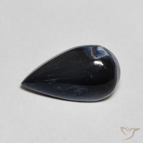 Pietersita Multicolor natural de 1.11 ct, En forma de pera, Opaco