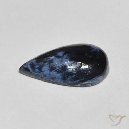 Pietersita Multicolor natural de 1.11 ct, En forma de pera, Opaco