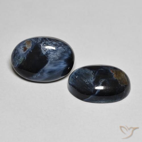Gemas de Pietersita Multicolor natural de 4.78 ct, Ovalada, Opaco