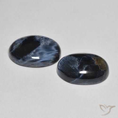 Gemas de Pietersita Multicolor natural de 4.78 ct, Ovalada, Opaco
