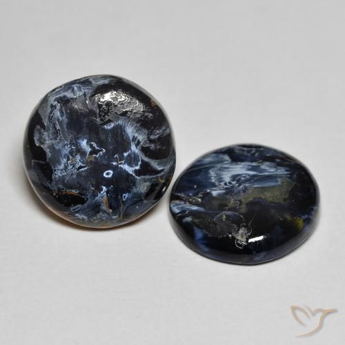 Gemas de Pietersita Multicolor natural de 6.75 ct, Redondo, Opaco