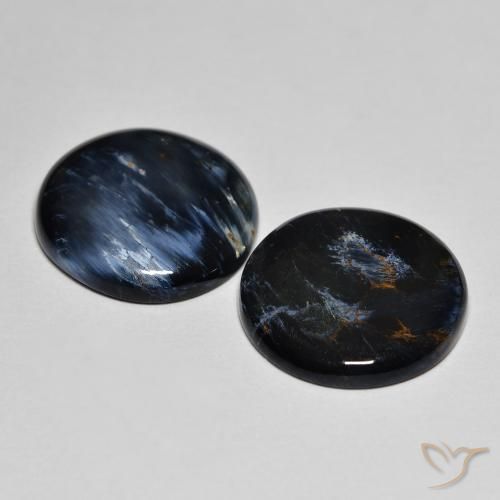 Gemas de Pietersita Multicolor natural de 10.36 ct, Redondo, Opaco