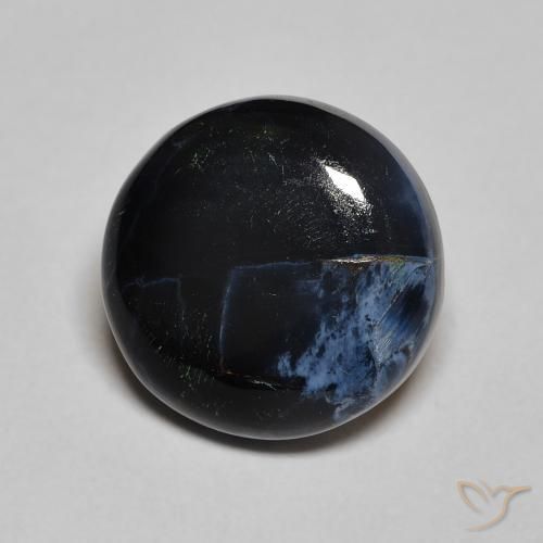 Pietersita Multicolor natural de 4.65 ct, Redondo, Opaco