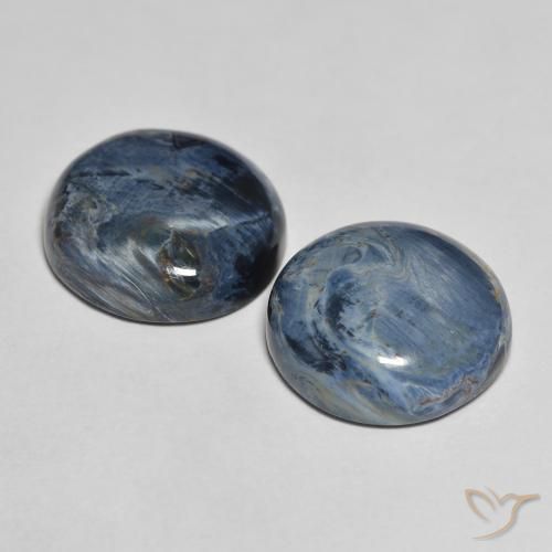 Gemas de Pietersita Multicolor natural de 14.70 ct, Redondo, Opaco