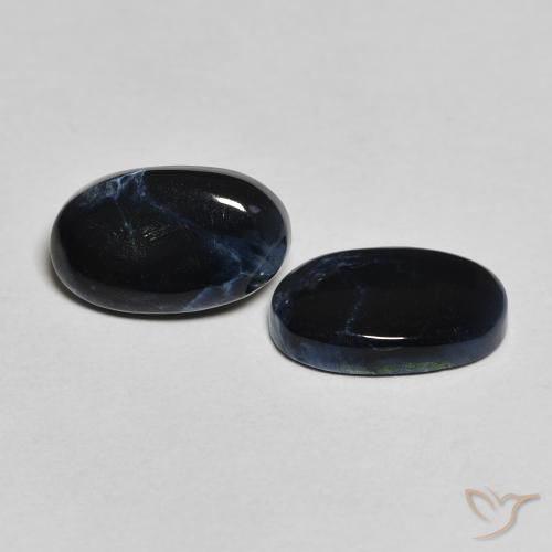 Gemas de Pietersita Multicolor natural de 3.31 ct, Ovalada, Opaco