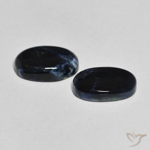 Gemas de Pietersita Multicolor natural de 3.31 ct, Ovalada, Opaco