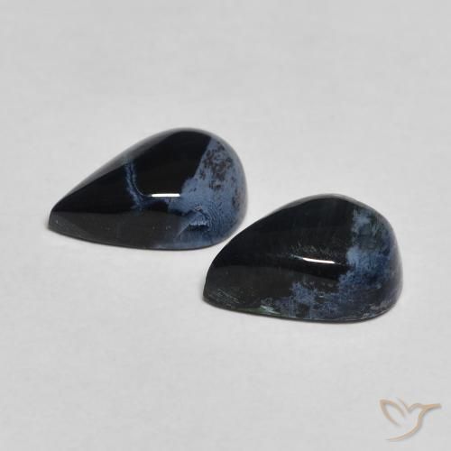 Gemas de Pietersita Multicolor natural de 2.42 ct, En forma de pera, Opaco