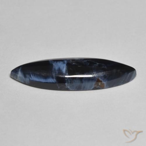Pietersita Multicolor natural de 3.67 ct, Marquesa, Opaco