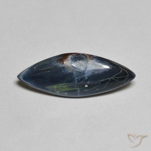1.81ct Natural Multicolor Pietersita, Marquesa, Opaco
