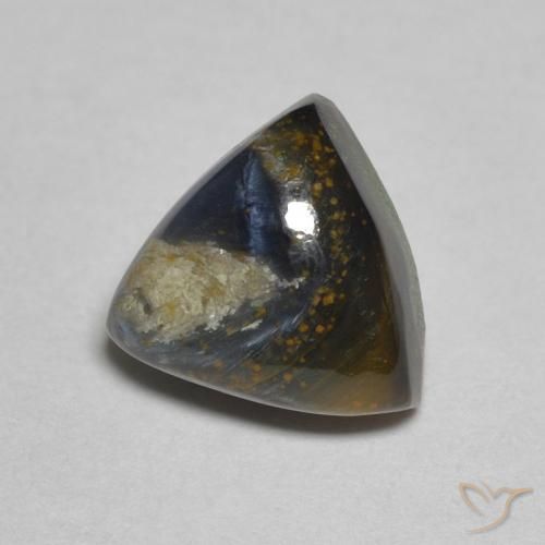Pietersita Multicolor natural de 1.82 ct, Trillón, Opaco