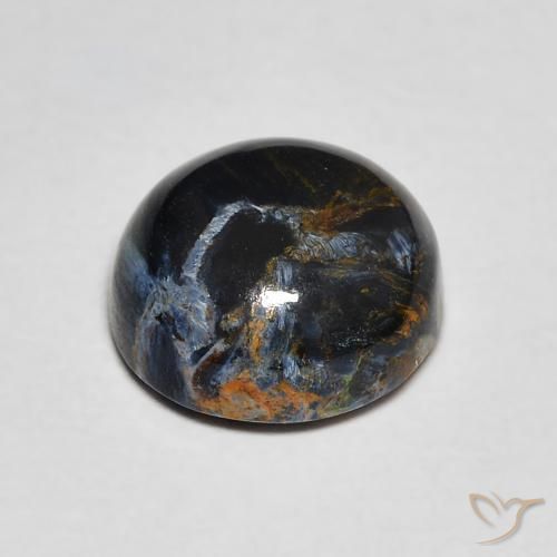 Pietersita Multicolor natural de 2.17 ct, Redondo, Opaco