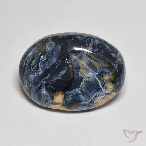 6.16ct Natural Multicolor Pietersita, Ovalada, Opaco