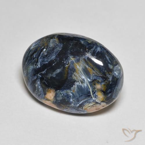 Pietersita Multicolor natural de 6.16 ct, Ovalada, Opaco