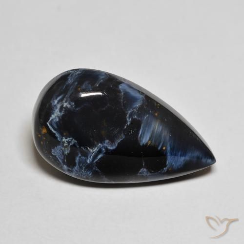 8.57ct Natural Multicolor Pietersita, En forma de pera, Opaco