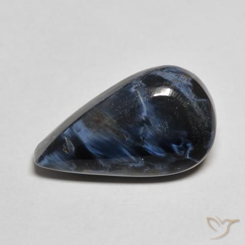 4.48ct Natural Multicolor Pietersita, En forma de pera, Opaco