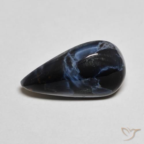 3.63ct Natural Multicolor Pietersita, En forma de pera, Opaco