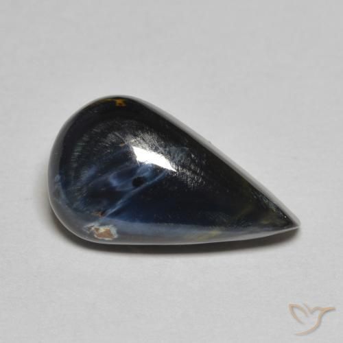 Pietersita Multicolor natural de 4.19 ct, En forma de pera, Opaco
