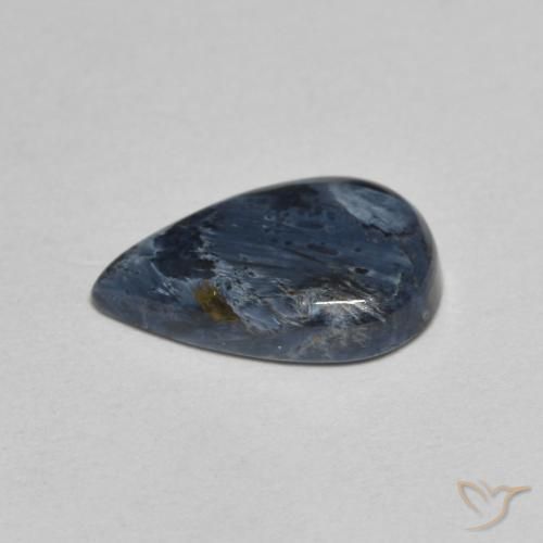 Pietersita Multicolor natural de 1.58 ct, En forma de pera, Opaco