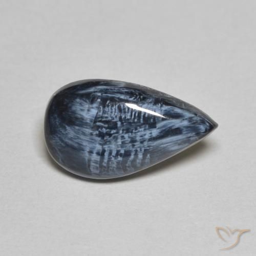 1.79ct Natural Multicolor Pietersita, En forma de pera, Opaco