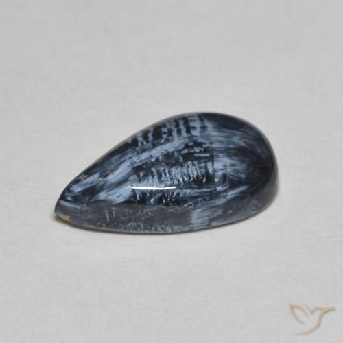 Pietersita Multicolor natural de 1.79 ct, En forma de pera, Opaco