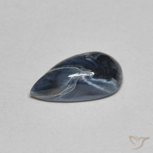 Pietersita Multicolor natural de 0.95 ct, En forma de pera, Opaco