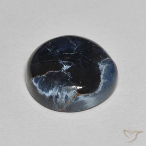 Pietersita Multicolor natural de 3.36 ct, Redondo, Opaco