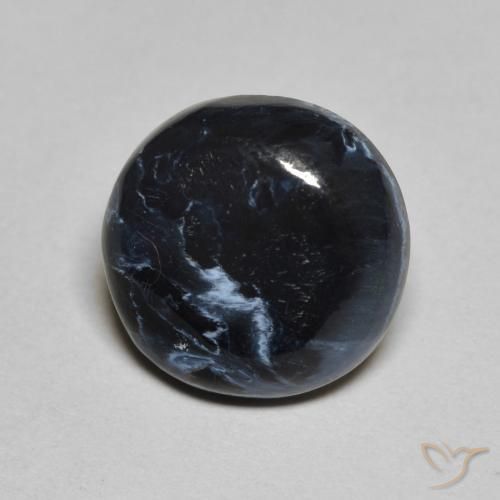 Pietersita Multicolor natural de 3.96 ct, Redondo, Opaco