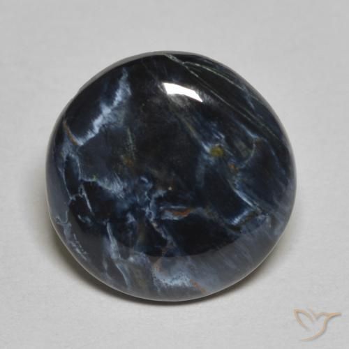 4.12ct Natural Multicolor Pietersita, Redondo, Opaco
