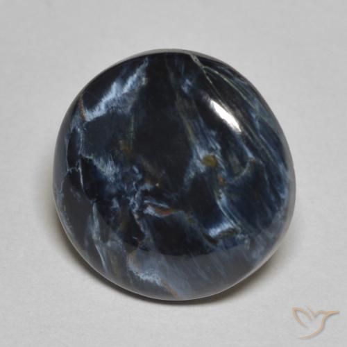 Pietersita Multicolor natural de 4.12 ct, Redondo, Opaco