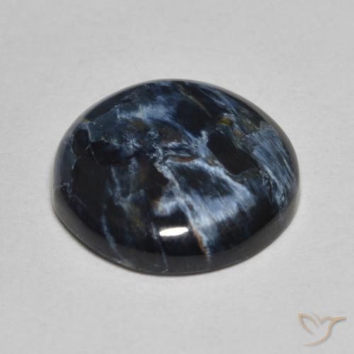 Pietersita Multicolor natural de 4.12 ct, Redondo, Opaco