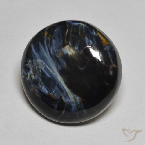 Pietersita Multicolor natural de 5.63 ct, Redondo, Opaco
