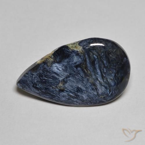 Pietersita Multicolor natural de 5.03 ct, En forma de pera, Opaco