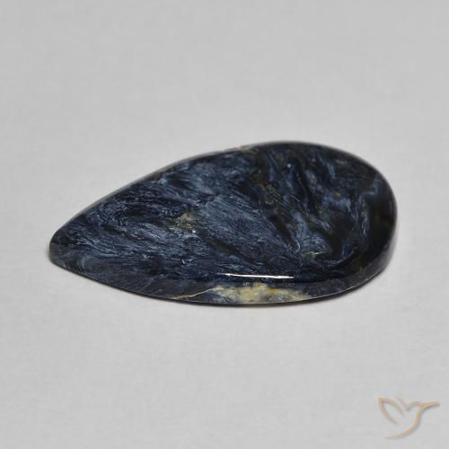 Pietersita Multicolor natural de 5.03 ct, En forma de pera, Opaco