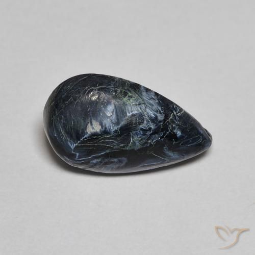 Pietersita Multicolor natural de 2.17 ct, En forma de pera, Opaco